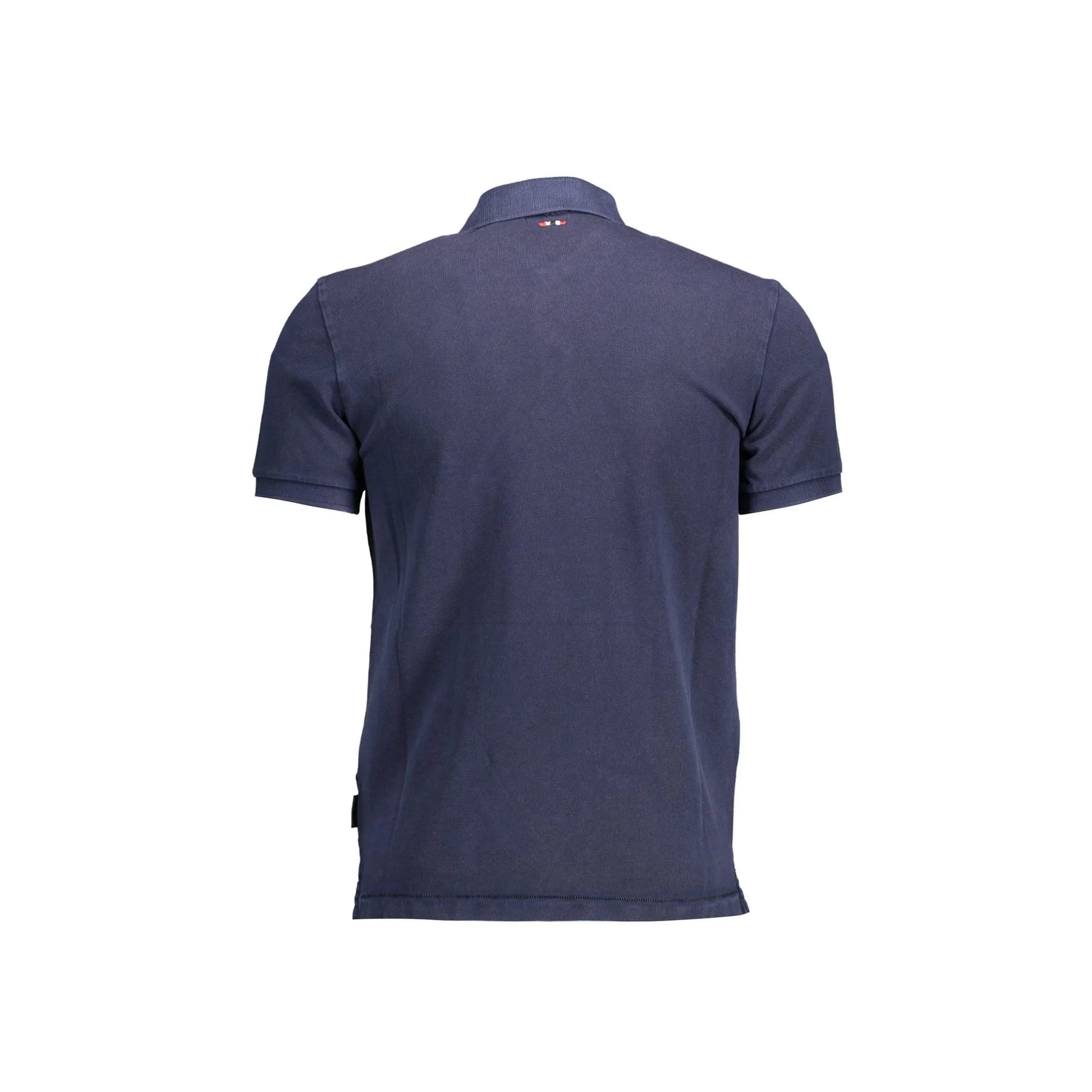 Napapijri Polo Maniche Corte Uomo Blu Stampa/Ricamo/Logo - vista 2
