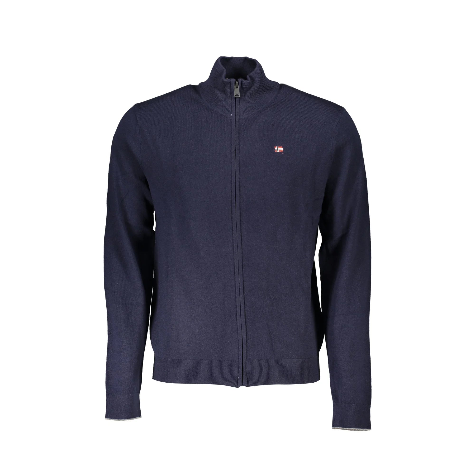 Napapijri Cardigan Uomo Blu con Zip Maniche Lunghe Maglie - foto prodotto