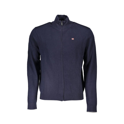 Napapijri Cardigan Uomo Blu con Zip Maniche Lunghe Maglie - foto prodotto