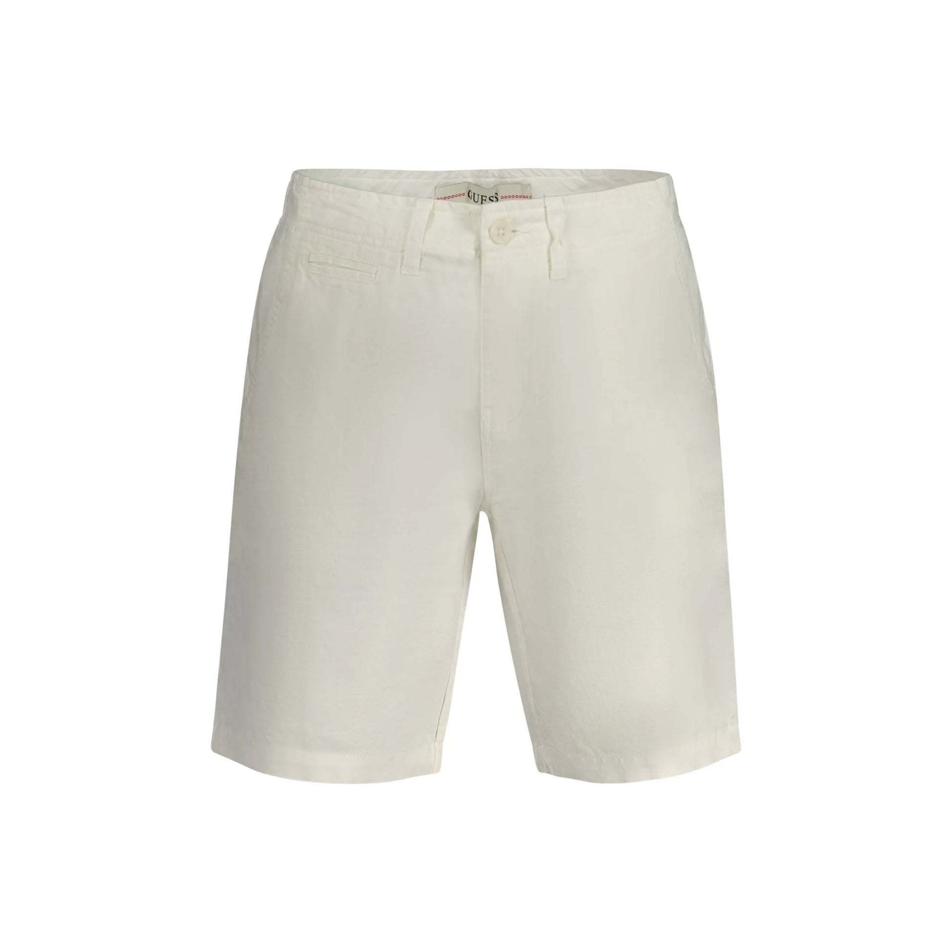 Guess Jeans Short Bermuda Uomo Bianco Logo Pantaloni - foto prodotto