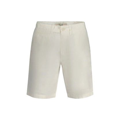 Guess Jeans Short Bermuda Uomo Bianco Logo Pantaloni - foto prodotto
