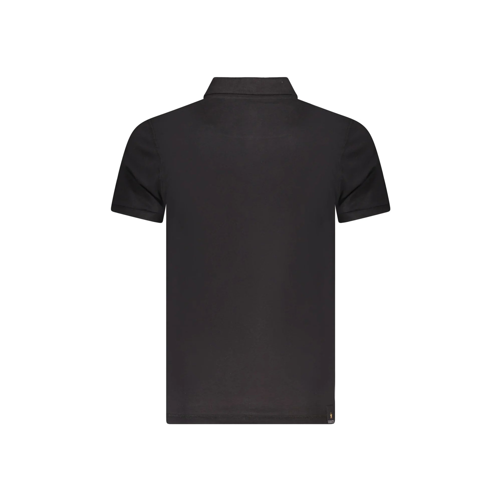 Accademia Militare Polo Maniche Corte Uomo Nera Stampa Logo nero - vista 2