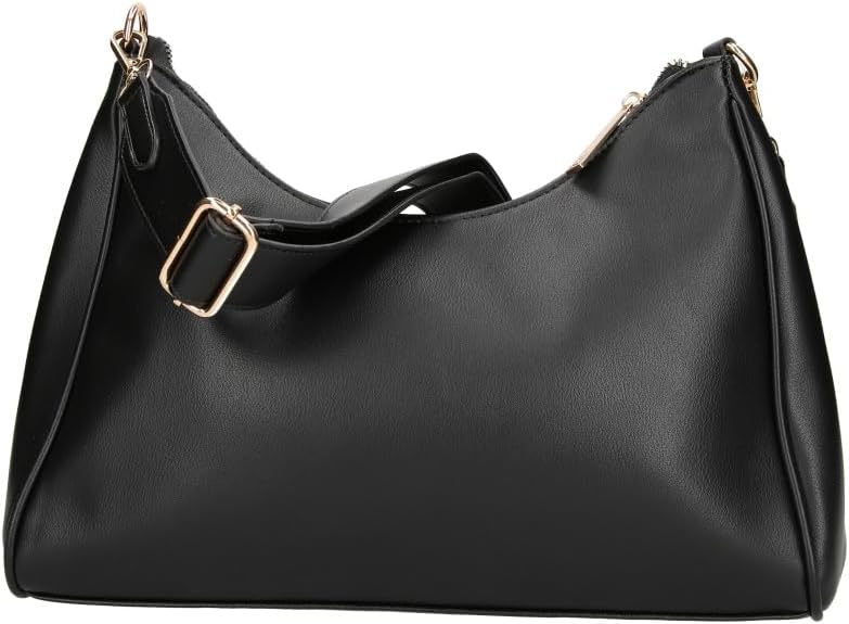 LAURA BIAGIOTTI Borsa Donna Nera Dausette con Tracolla e Portamonete