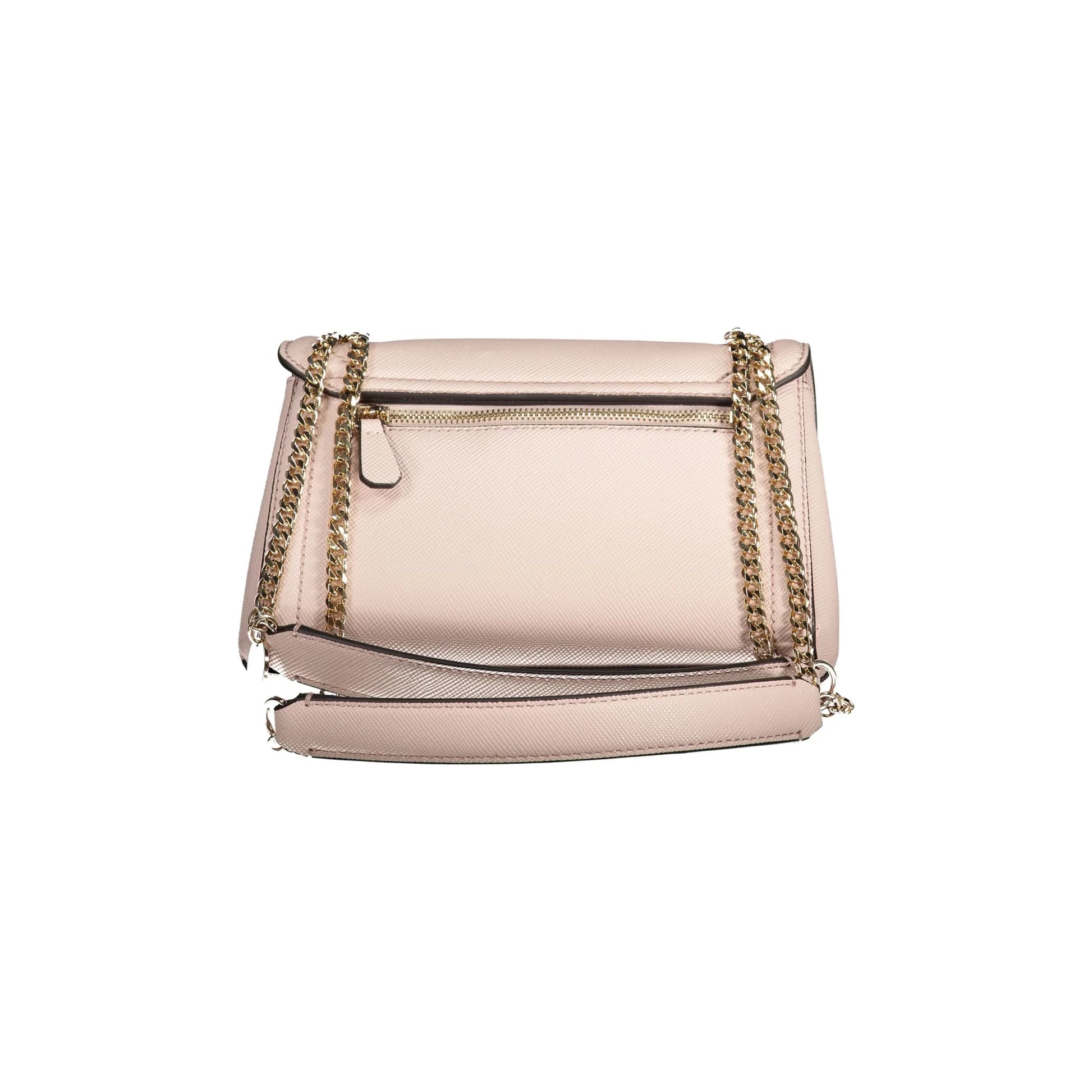 GUESS JEANS Borsa Donna a Spalla Noelle Rosa con Catena Borse - vista 2