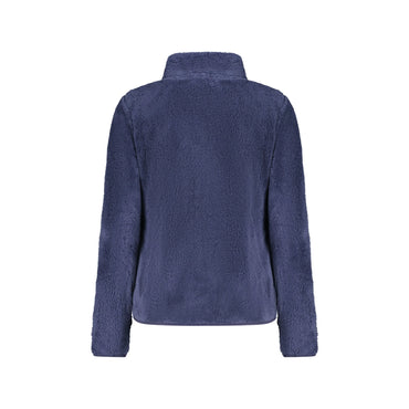 Norway 1963 Felpa Donna Blu con Zip Peluche Applicazione Logo Felpe - vista 2