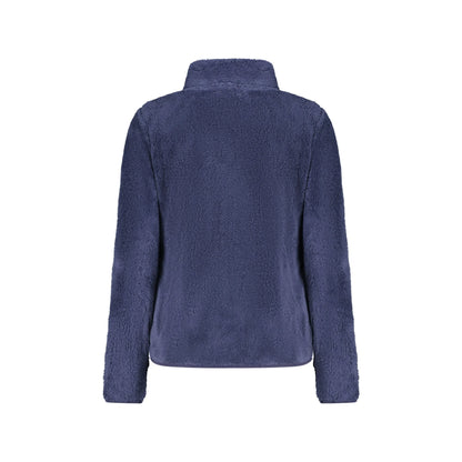 Norway 1963 Felpa Donna Blu con Zip Peluche Applicazione Logo Felpe - vista 2