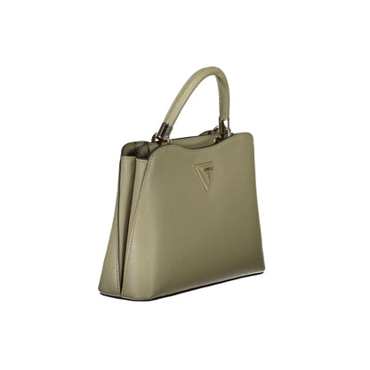 GUESS JEANS Borsa Donna Gizele Verde a Mano con Tracolla Removibile Borse - vista 3