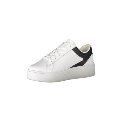 TOMMY HILFIGER Scarpe Sneakers Donna Bianche con Dettagli a Contrasto bianco - vista 3