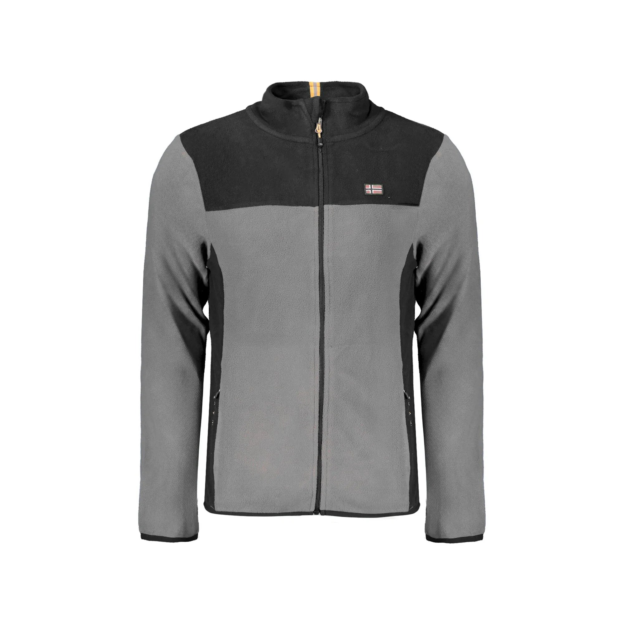 NORWAY 1963 FELPA CON ZIP UOMO GRIGIO