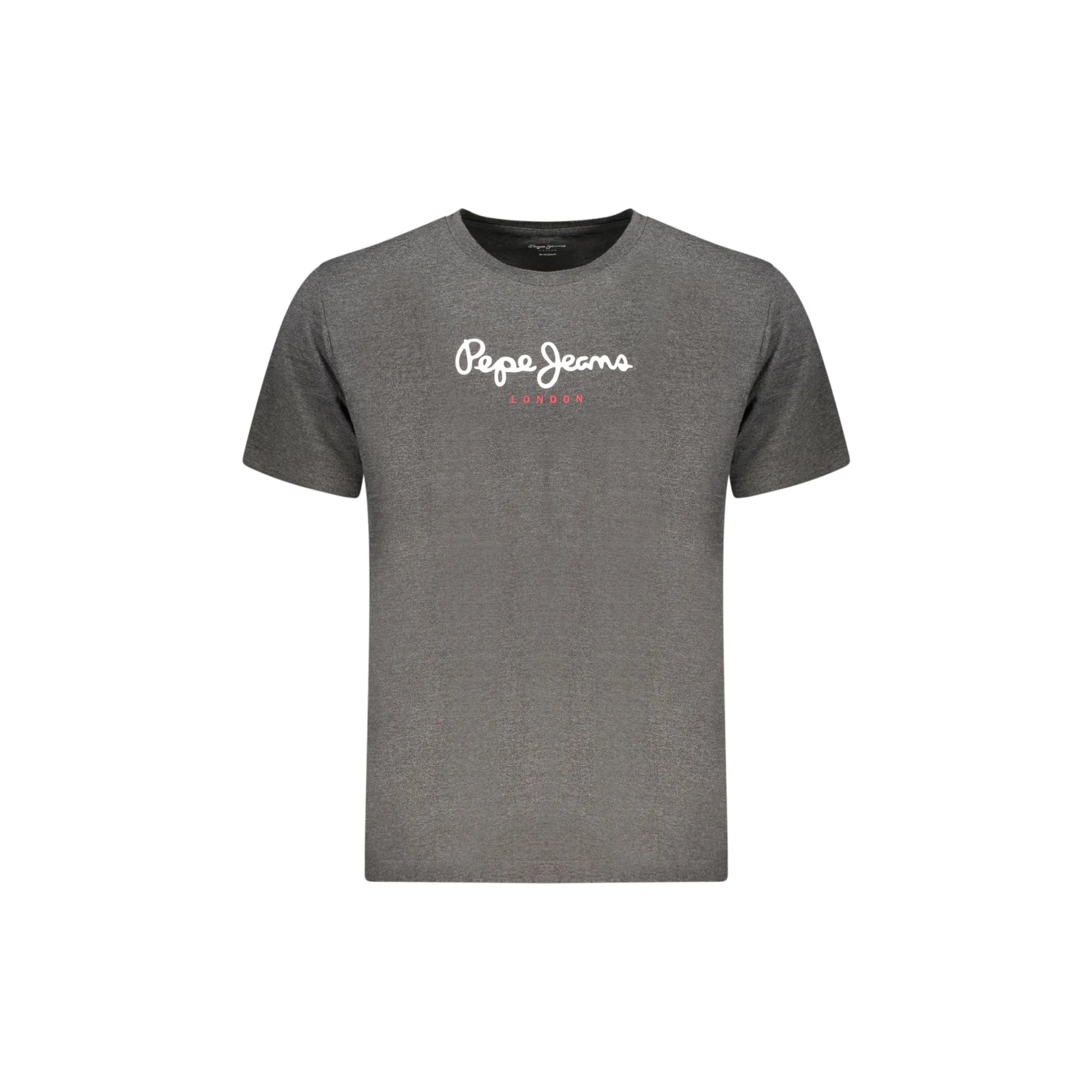 Pepe Jeans T-Shirt Maniche Corte Uomo Grigia Stampa Logo Grigio - foto prodotto