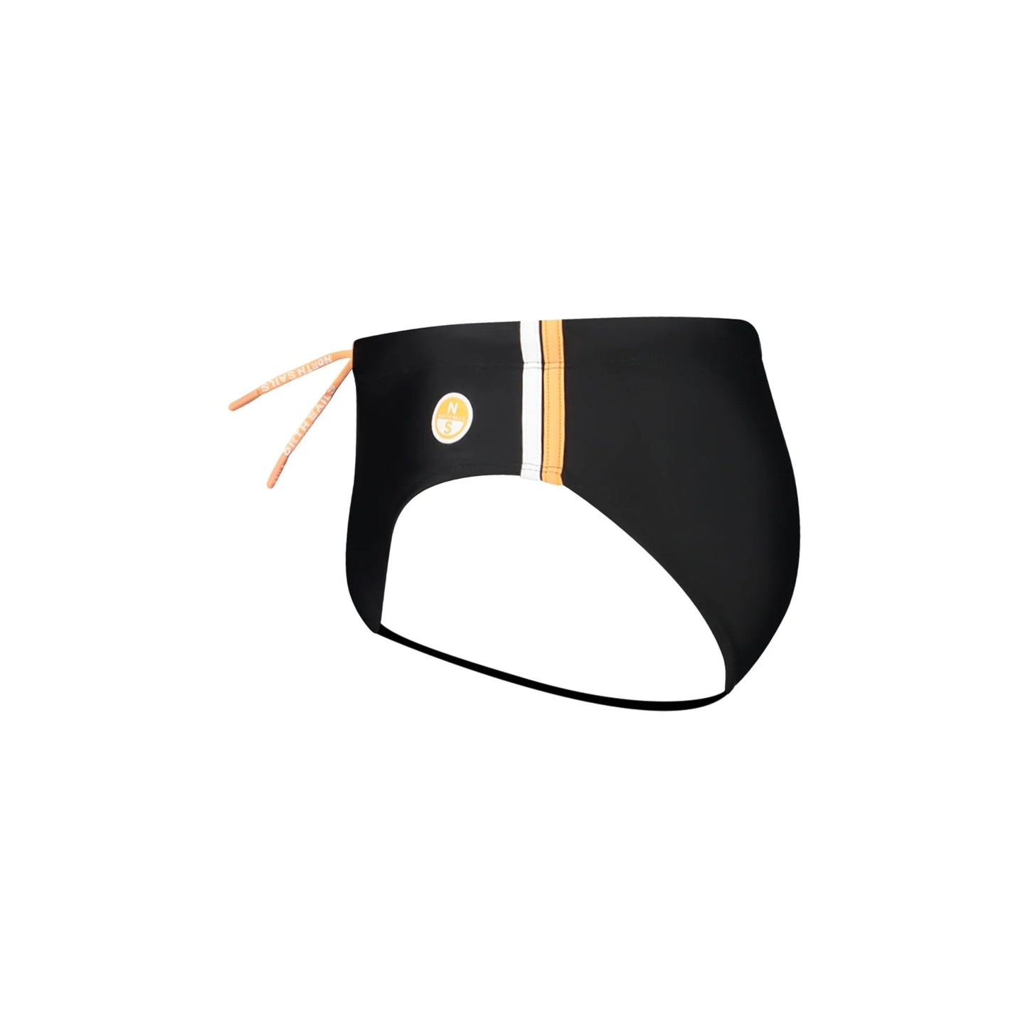North Sails Costume da Mare Uomo Nero Logo - vista 3