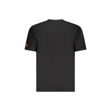 Fila T-Shirt Maniche Corte Uomo Nera Stampa nero - vista 2