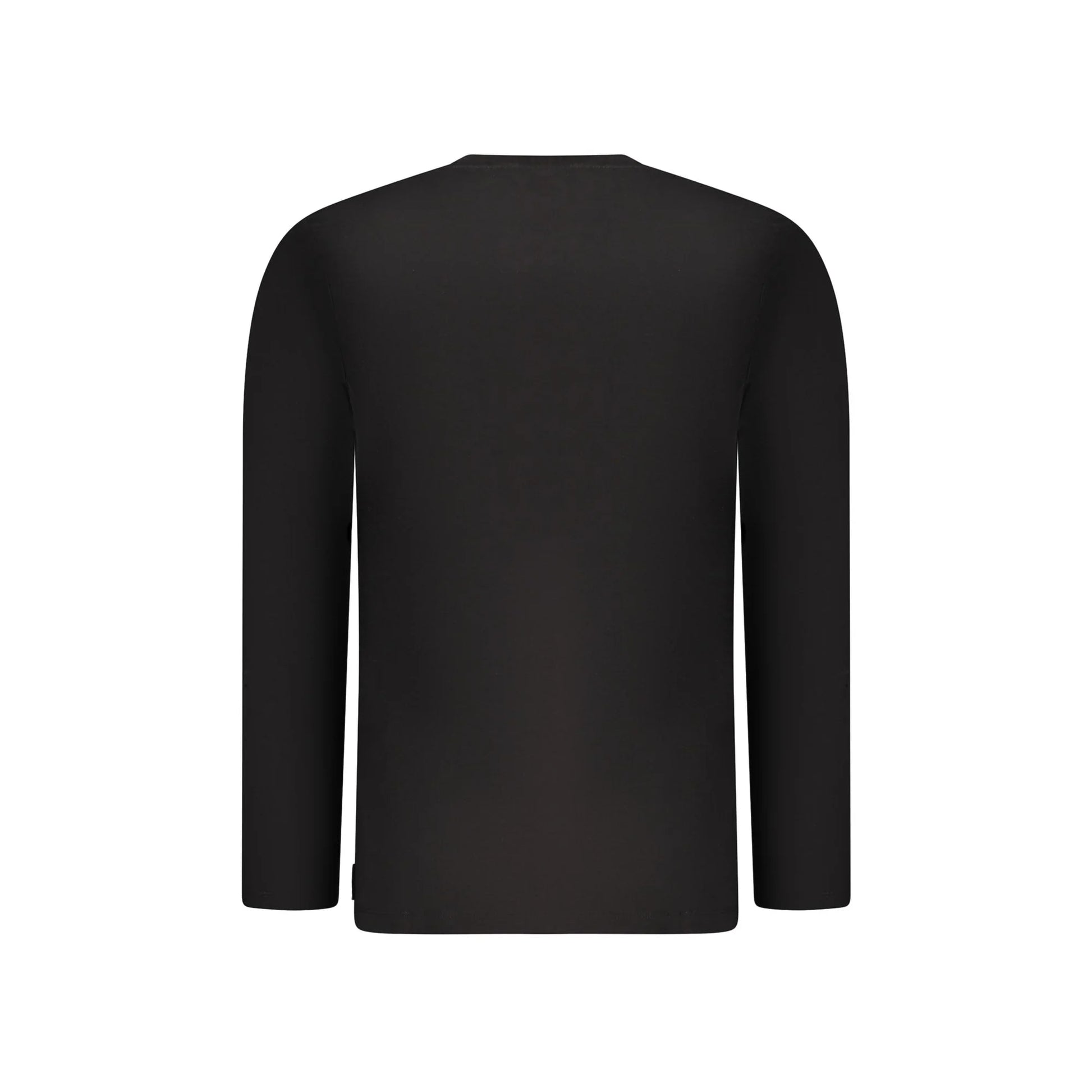 U.S. Grand T-Shirt Uomo Nera Maniche Lunghe Girocollo Logo nero - vista 2