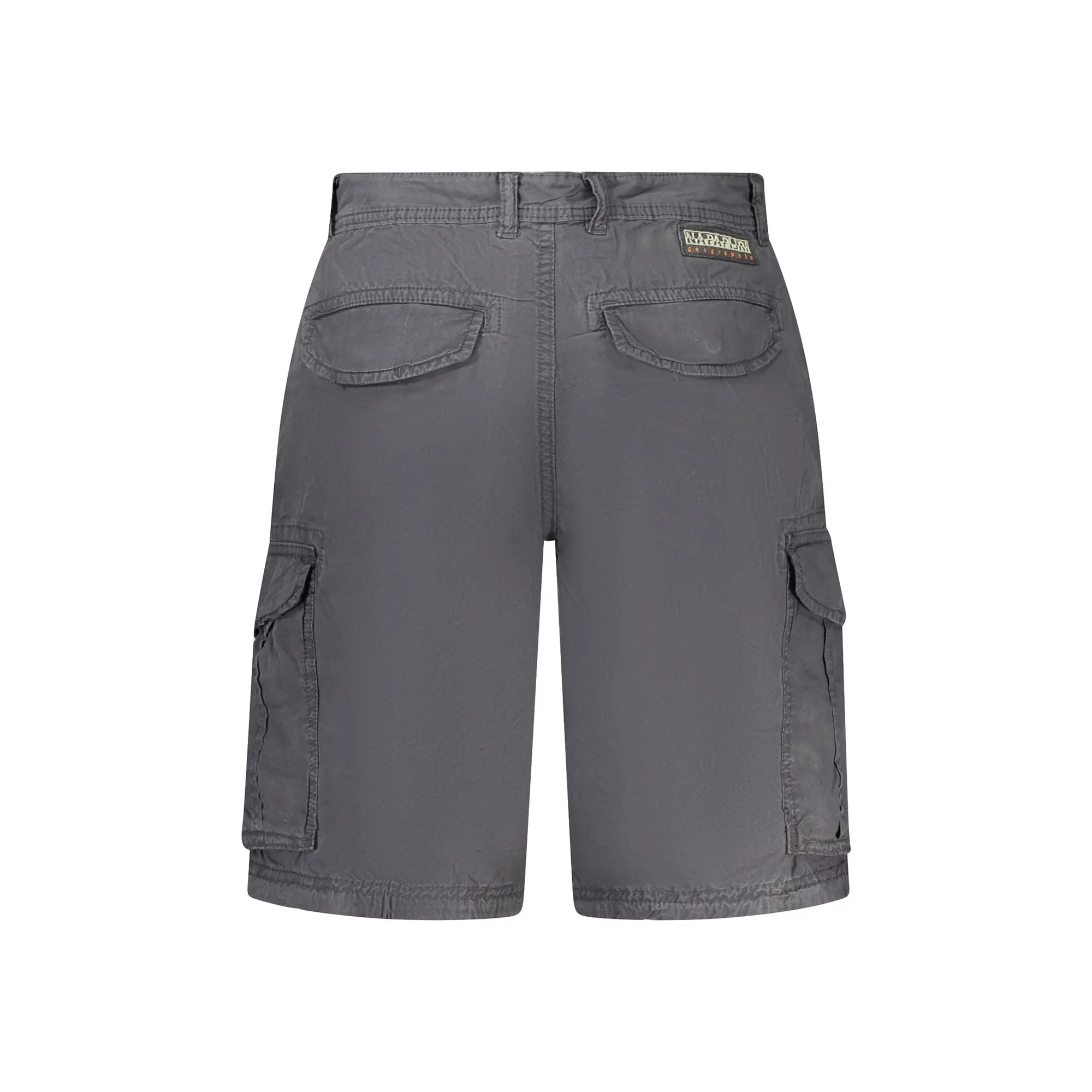 Napapijri Short Bermuda Uomo Nero Ricamo Pantaloni - vista 2