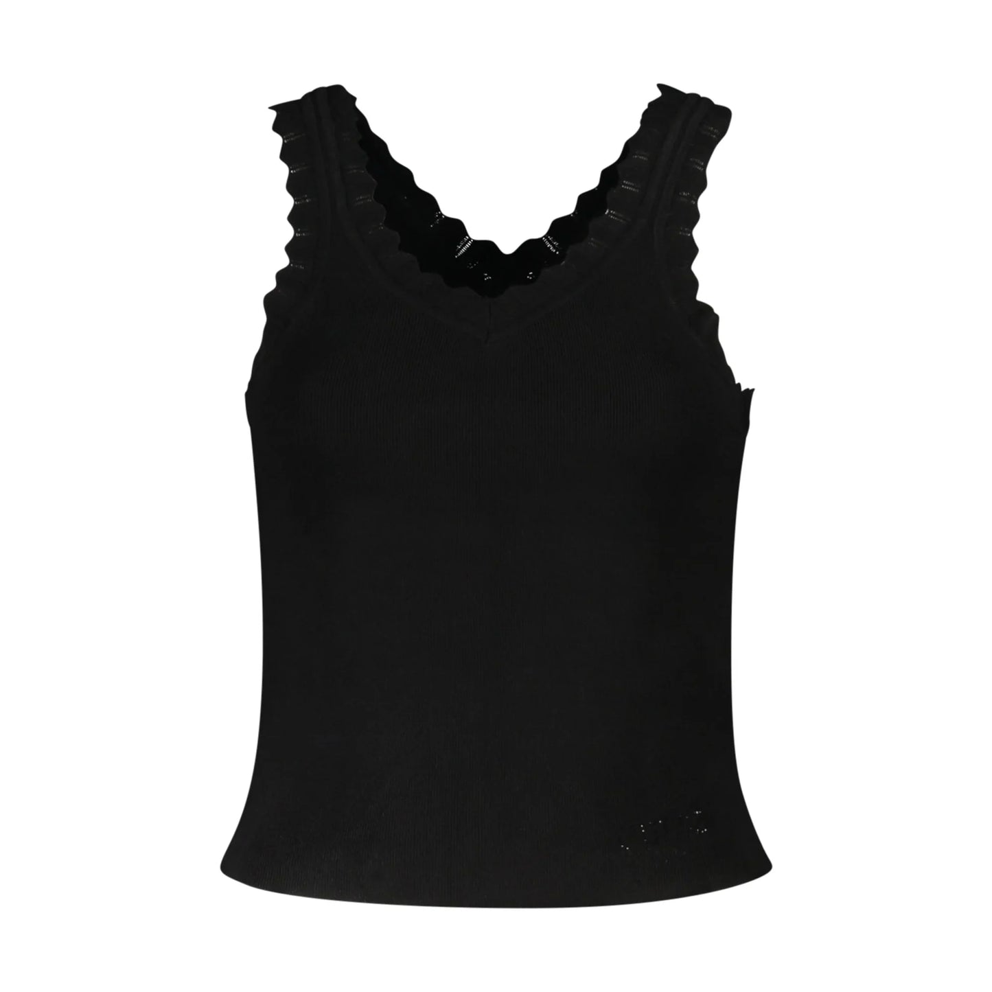 Guess Jeans Canotta Donna Nera Strass Camicie Nero - foto prodotto
