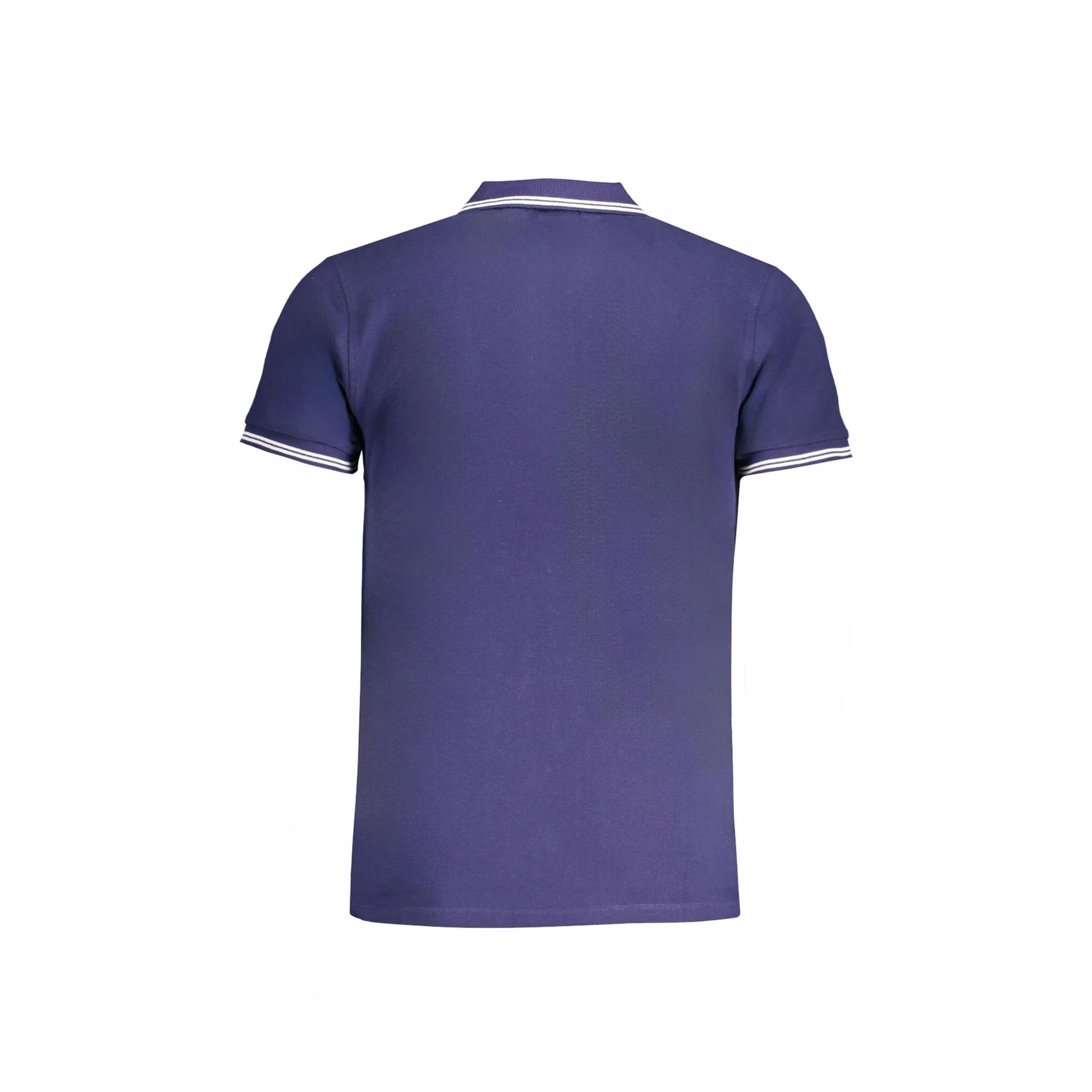 Cavalli Class Polo Uomo Blu Maniche Corte Cotone Ricamo Logo - vista 2
