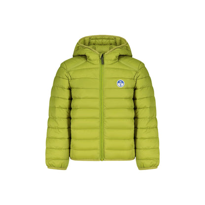 North Sails Giubbotto Bambino Verde con Cappuccio Water Resistant Logo Giubbotti e Giacche unisex - foto prodotto