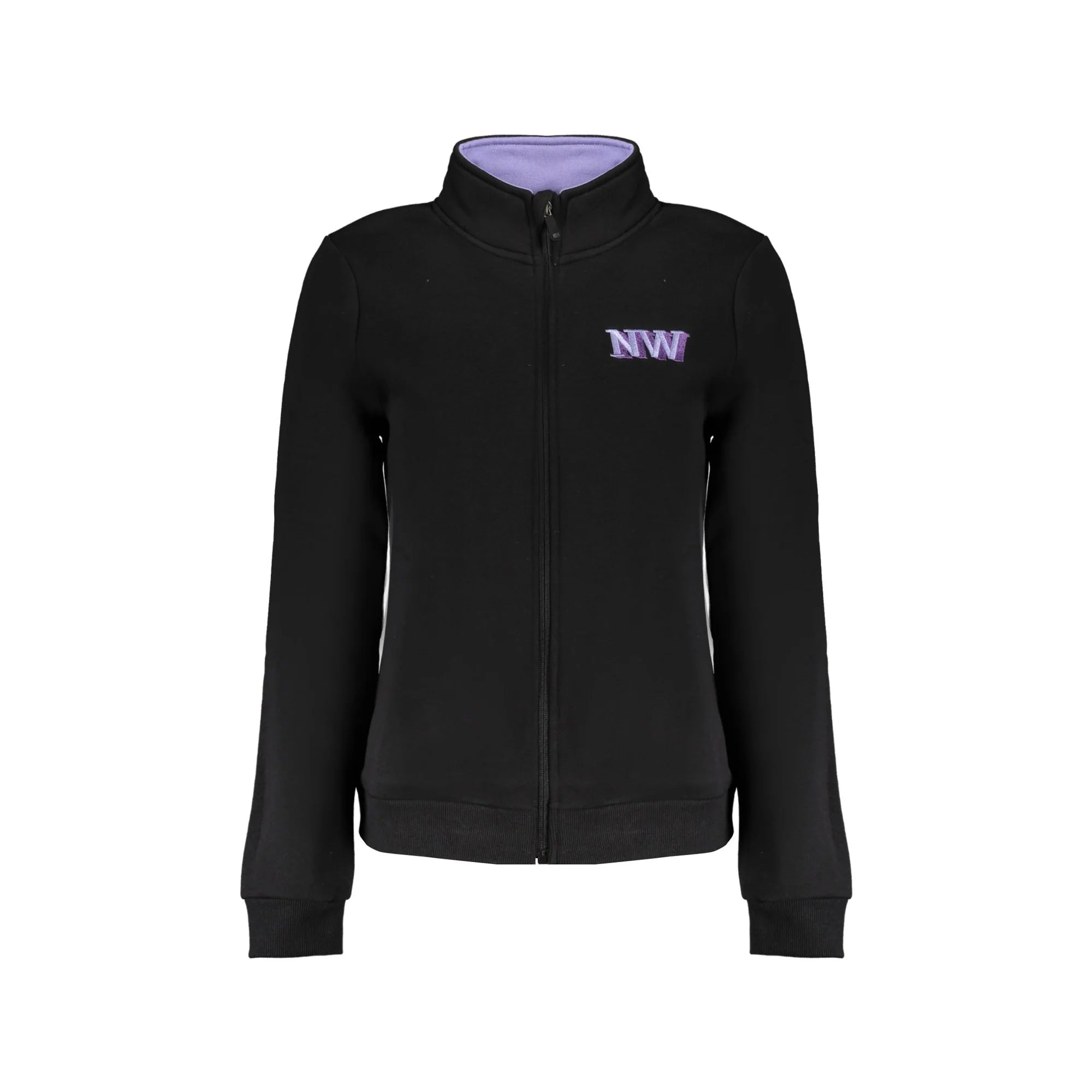 NORWAY 1963 FELPA CON ZIP DONNA NERO