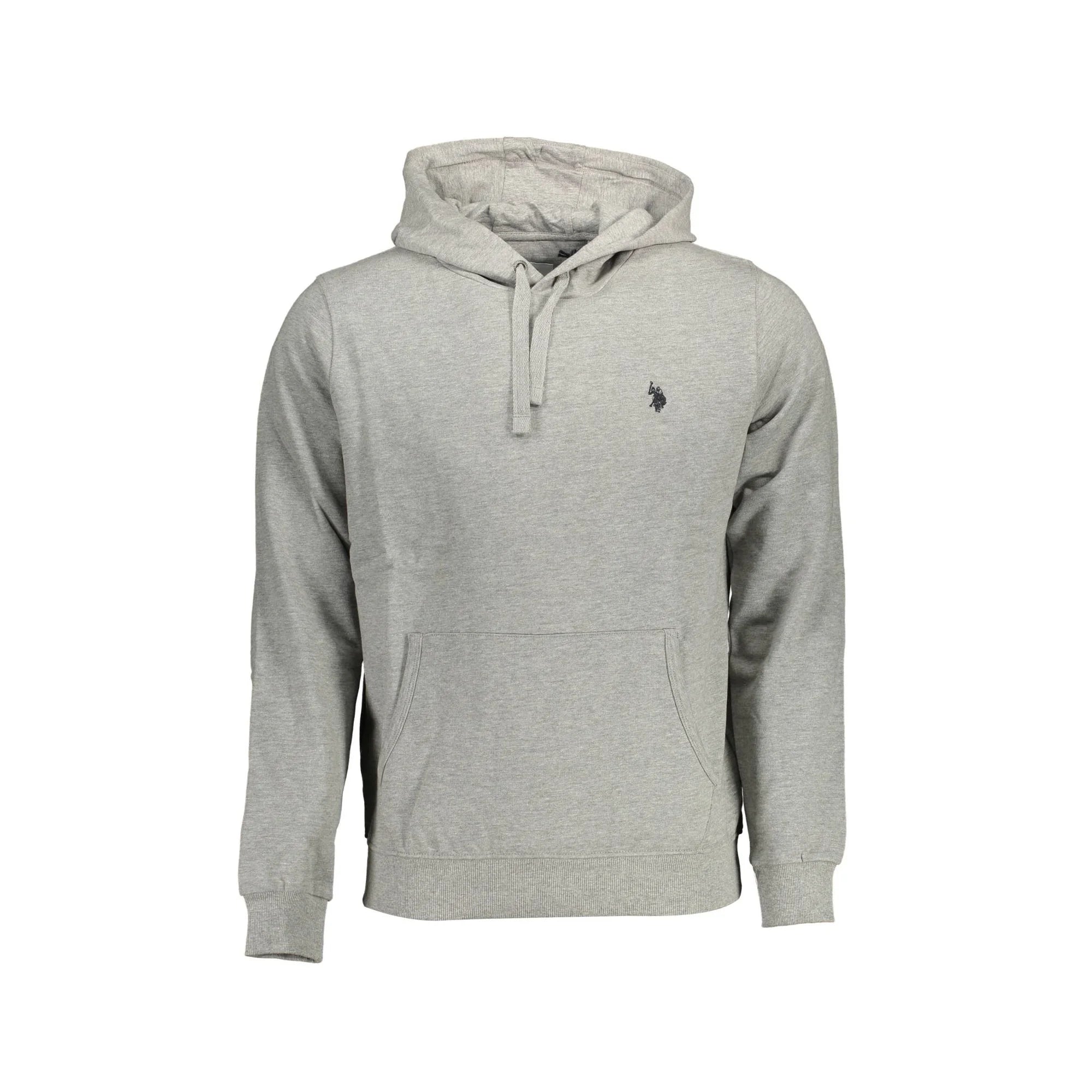 U.S. POLO FELPA SENZA ZIP UOMO GRIGIO