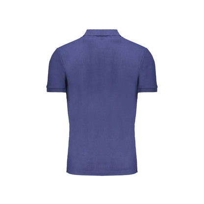 Gian Marco Venturi Polo Maniche Corte Uomo Blu Ricamo - vista 2