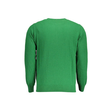 North Sails Maglia Uomo Verde Girocollo in Lana e Poliammide Maglie - vista 2