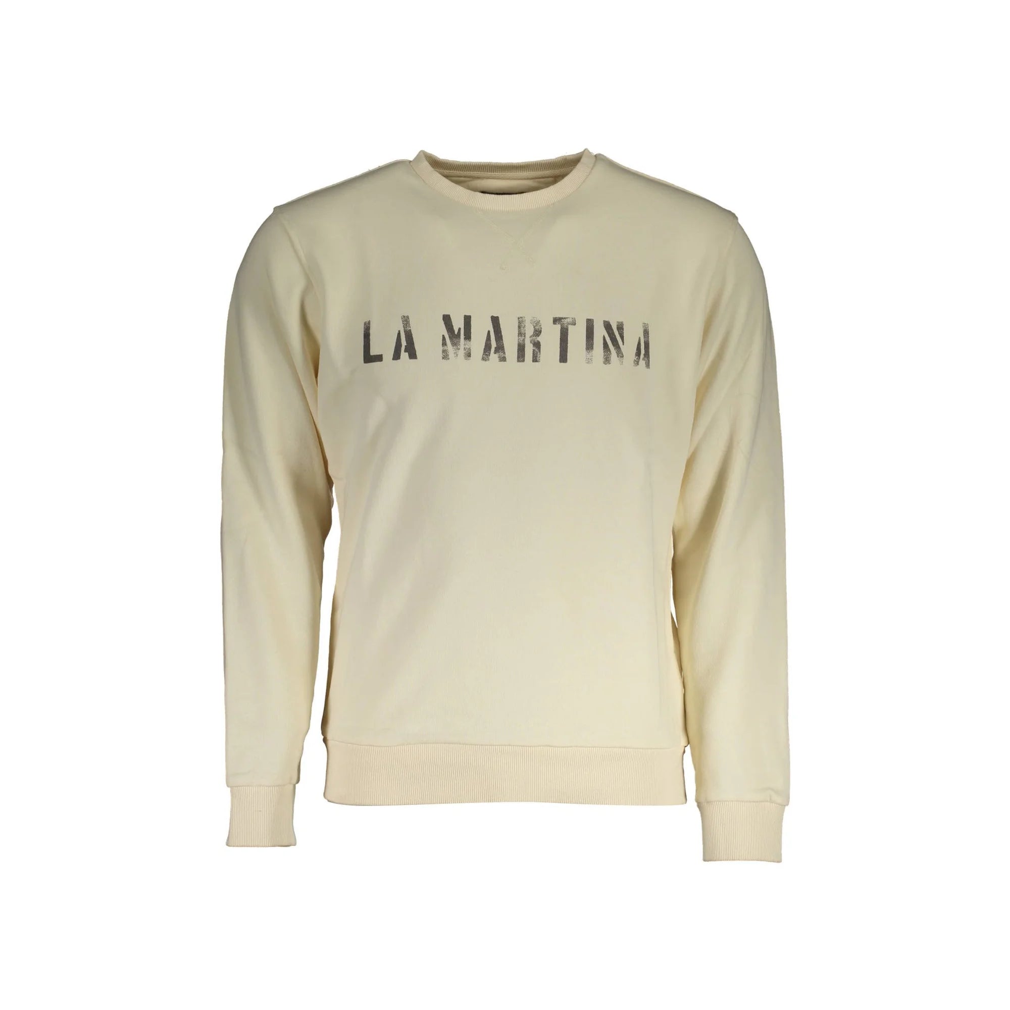 LA MARTINA FELPA SENZA ZIP UOMO BIANCO