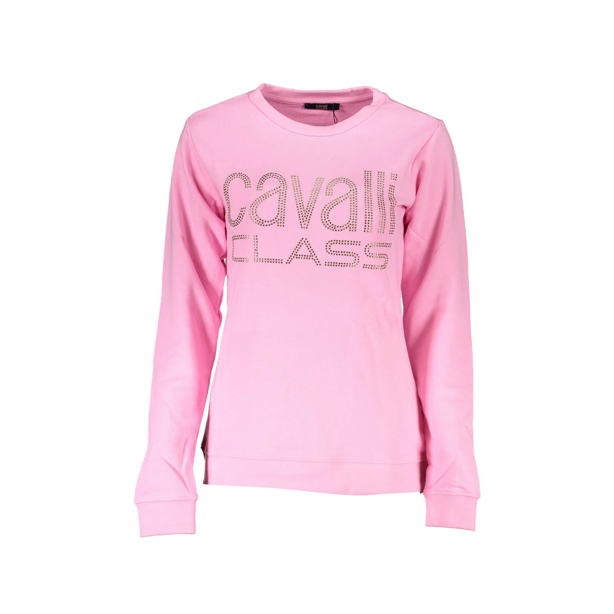 CAVALLI CLASS FELPA SENZA ZIP DONNA ROSA
