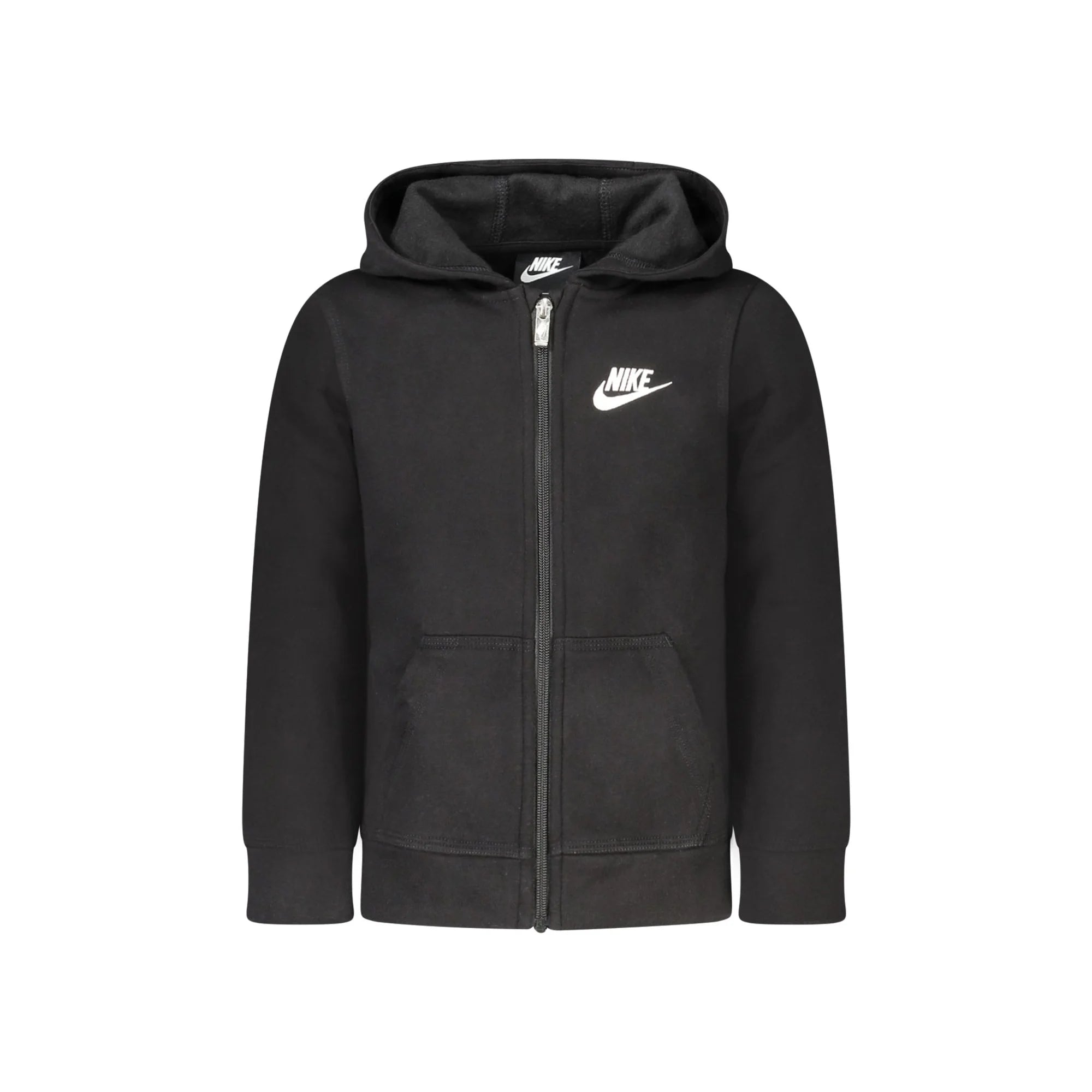 NIKE FELPA CON ZIP BAMBINO NERO