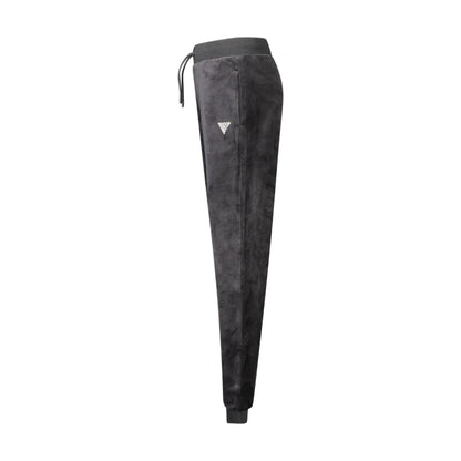 Guess Jeans Pantaloni Bambina Nero Strass Logo bambino - vista 3