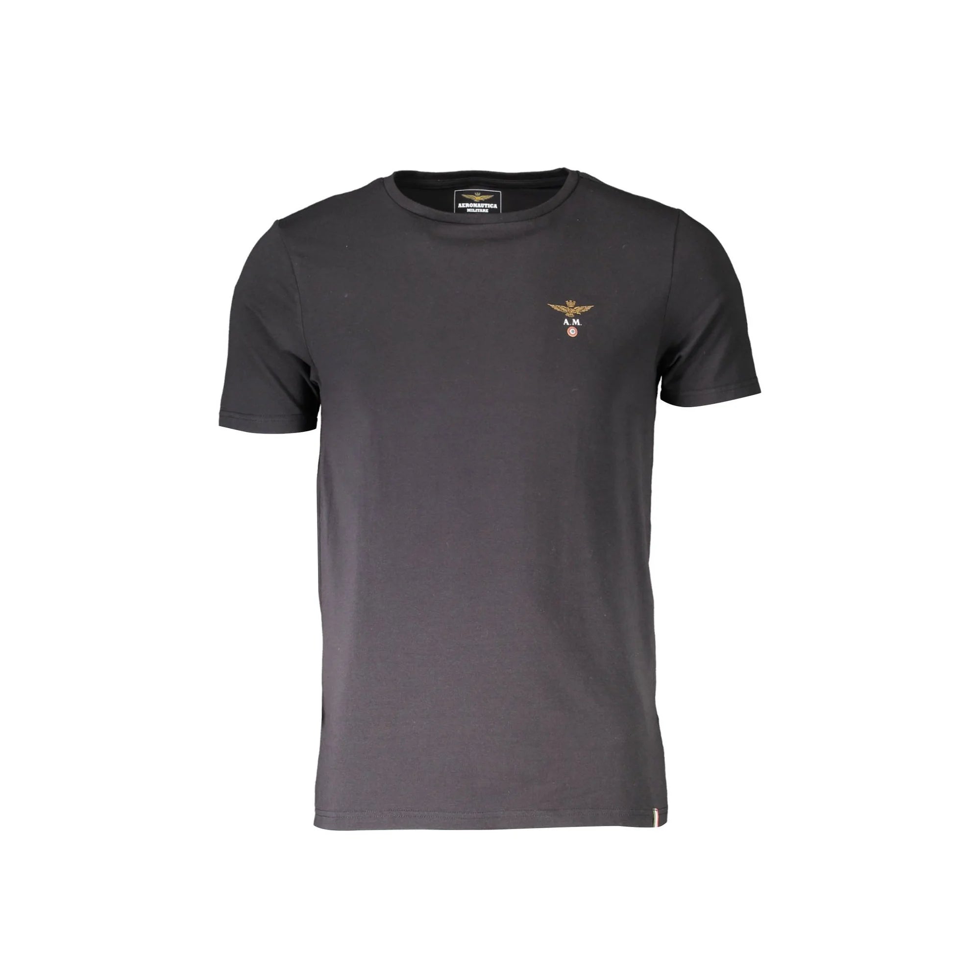 AERONAUTICA MILITARE T-SHIRT ESTERNABILE UOMO NERO