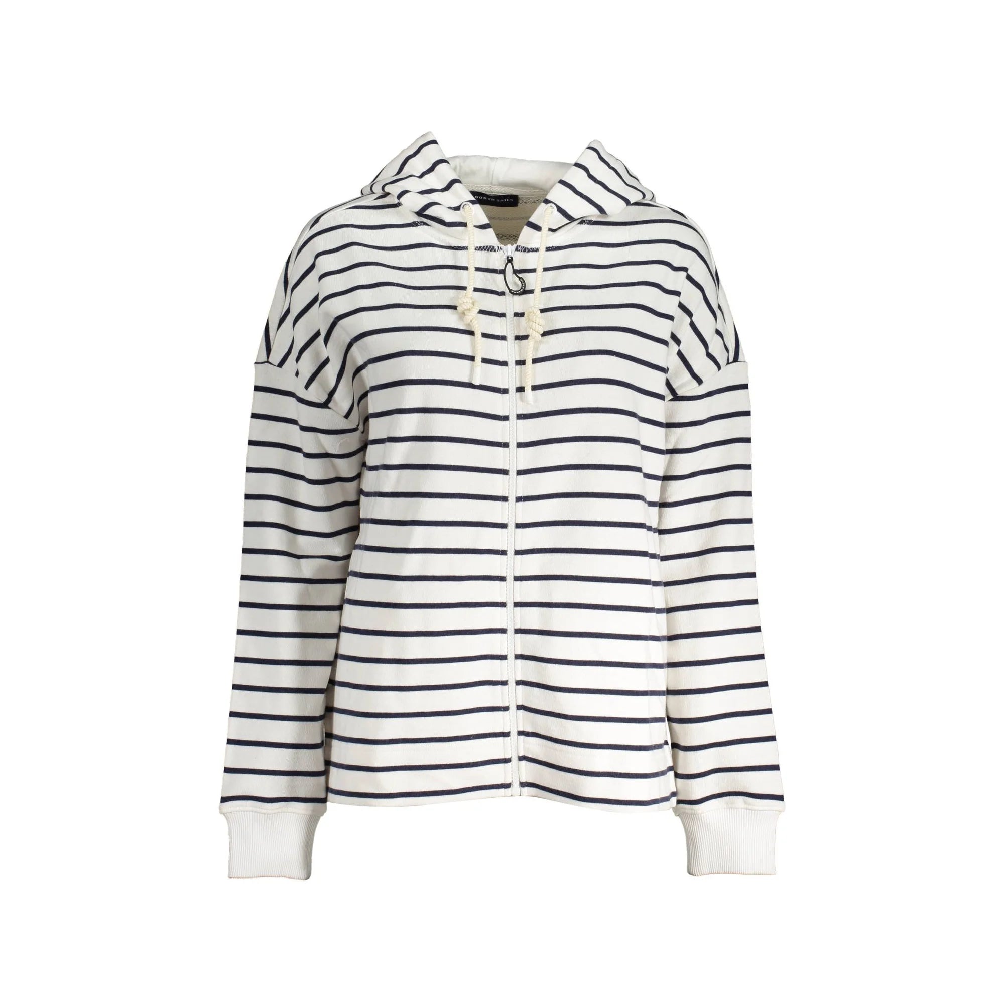 NORTH SAILS FELPA CON ZIP DONNA BIANCO