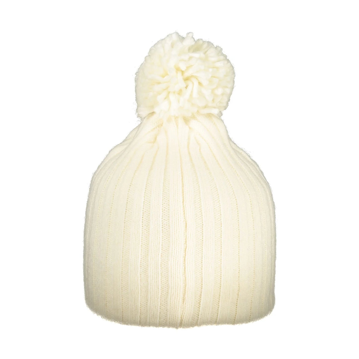NORWAY 1963 Berretto Donna Bianco con Pompon e Logo Cappelli - vista 2