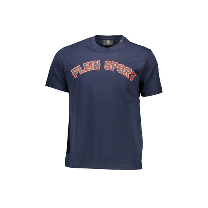 PLEIN SPORT T-Shirt Maniche Corte Uomo Blu Stampa - foto prodotto