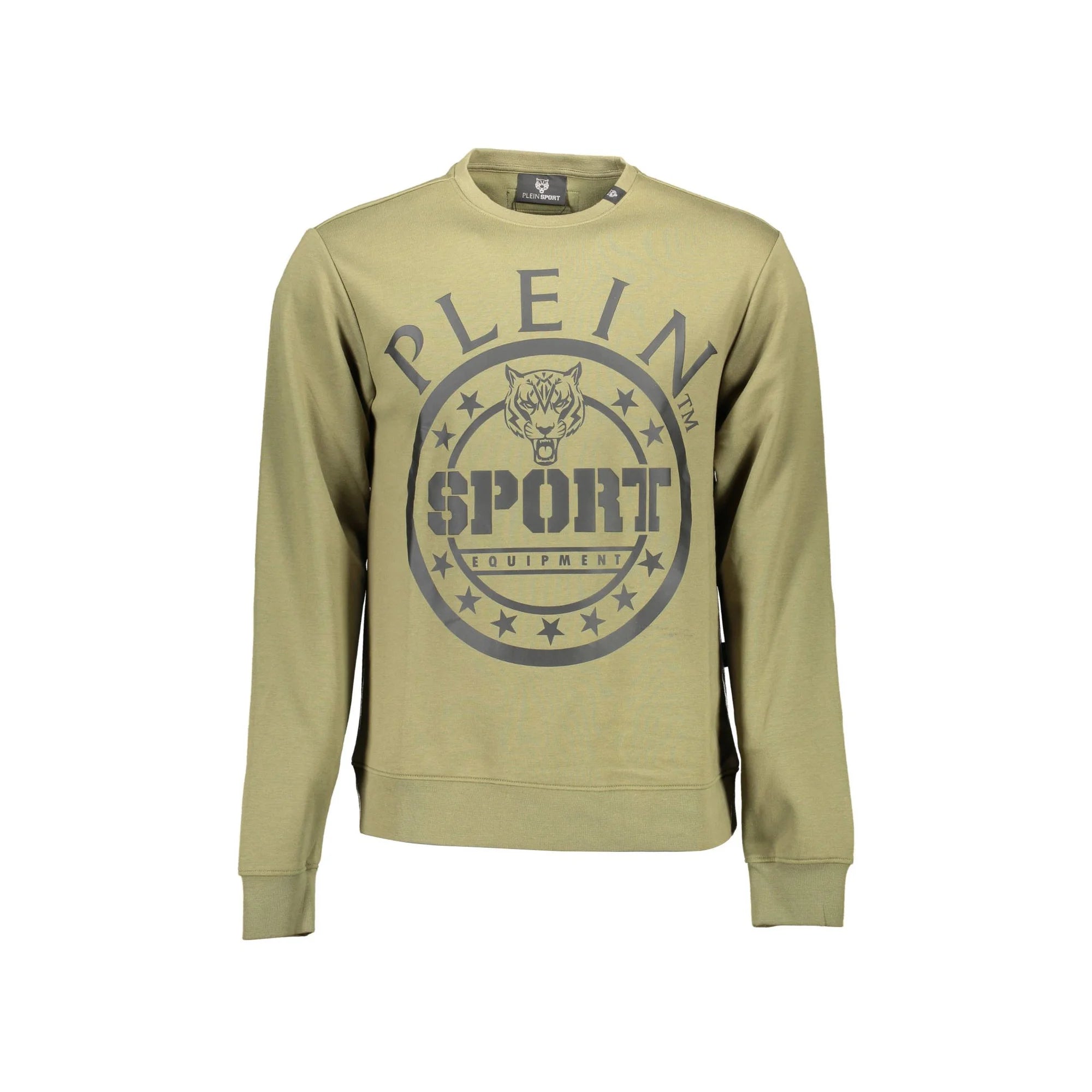PLEIN SPORT FELPA SENZA ZIP UOMO VERDE