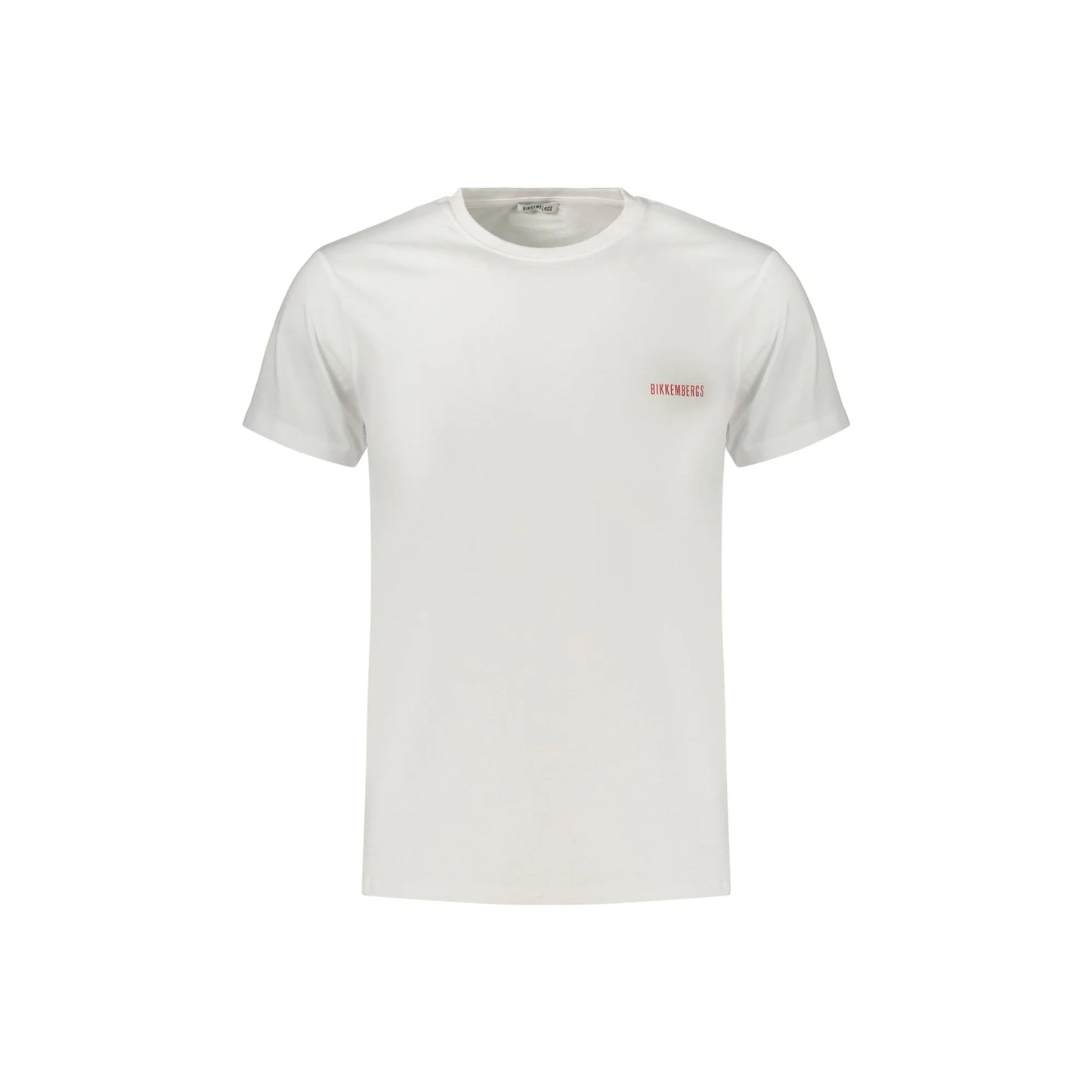 BIKKEMBERGS T-SHIRT MANICHE CORTE UOMO BIANCO