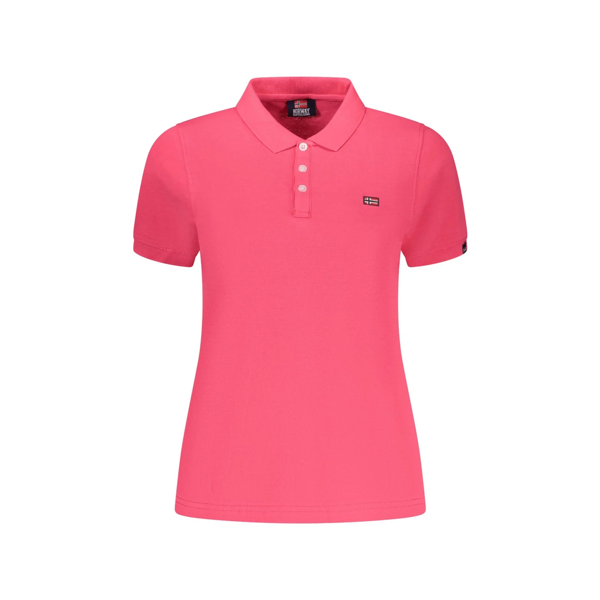 NORWAY 1963 POLO MANICHE CORTE DONNA ROSA