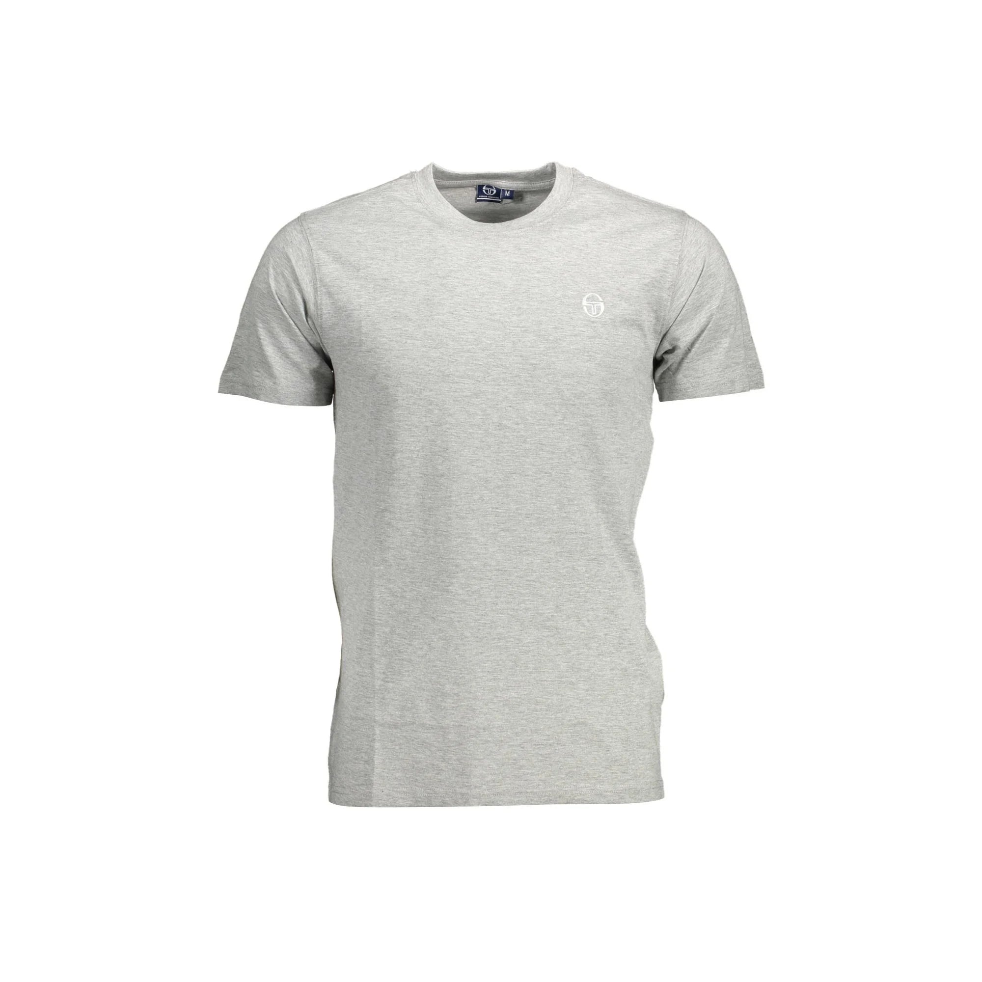 Sergio Tacchini T-Shirt Maniche Corte Uomo Grigia Ricamo Grigio - foto prodotto