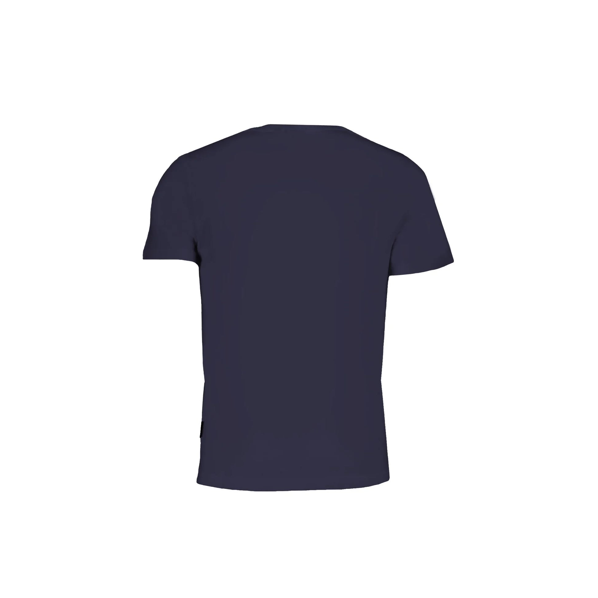 Napapijri T-Shirt Maniche Corte Uomo Blu Stampa Logo - vista 2