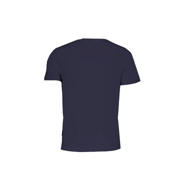 Napapijri T-Shirt Maniche Corte Uomo Blu Stampa Logo - vista 2