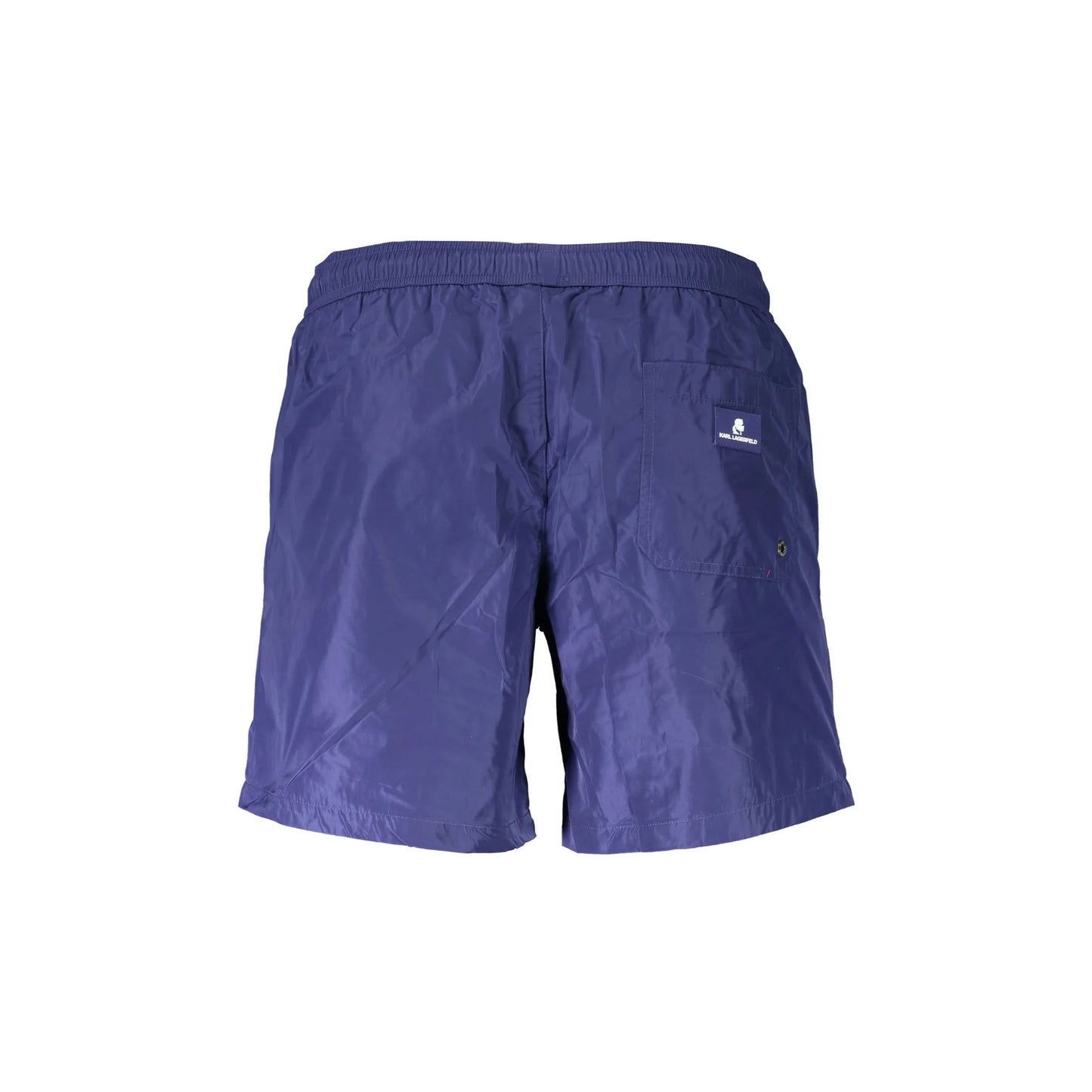 Karl Lagerfeld Beachwear Costume da Mare Uomo Blu Stampa - vista 2