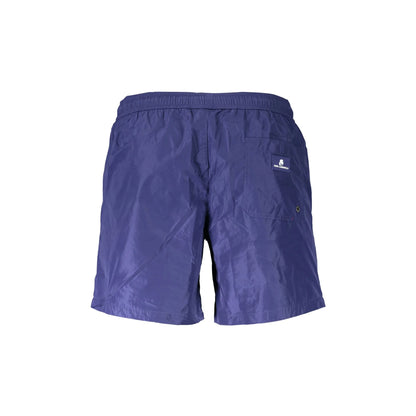 Karl Lagerfeld Beachwear Costume da Mare Uomo Blu Stampa - vista 2