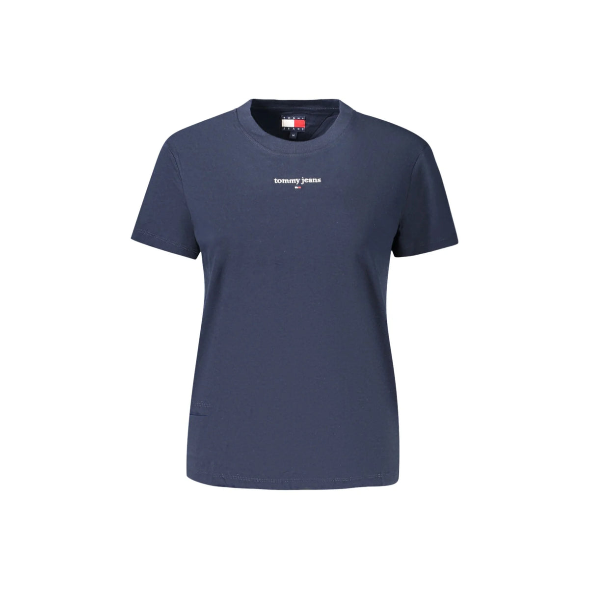 TOMMY HILFIGER T-SHIRT MANICHE CORTE DONNA BLU
