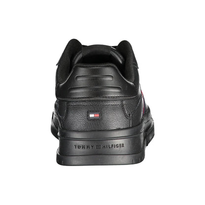 Tommy Hilfiger Sneakers Uomo Nere Ricamo nero - vista 2