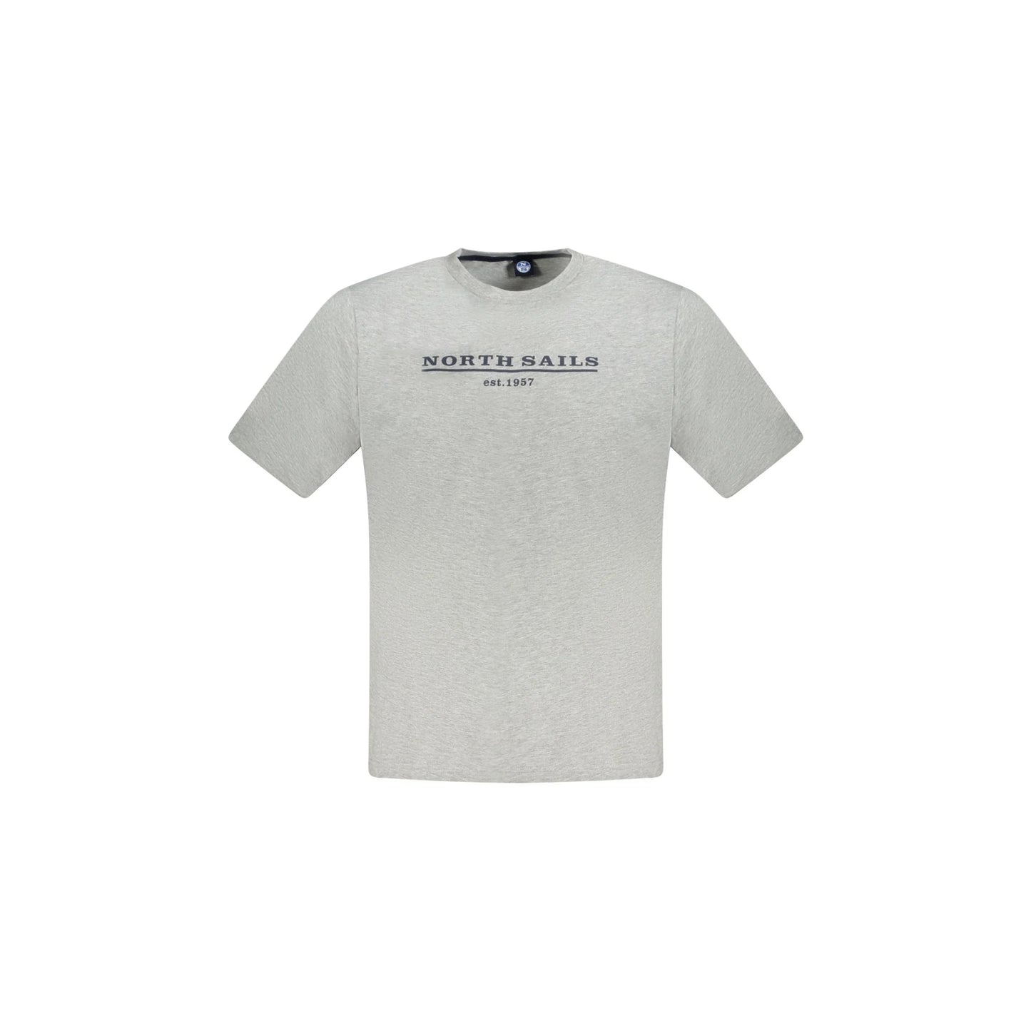 North Sails T-Shirt Maniche Corte Uomo Grigia Stampa Grigio - foto prodotto