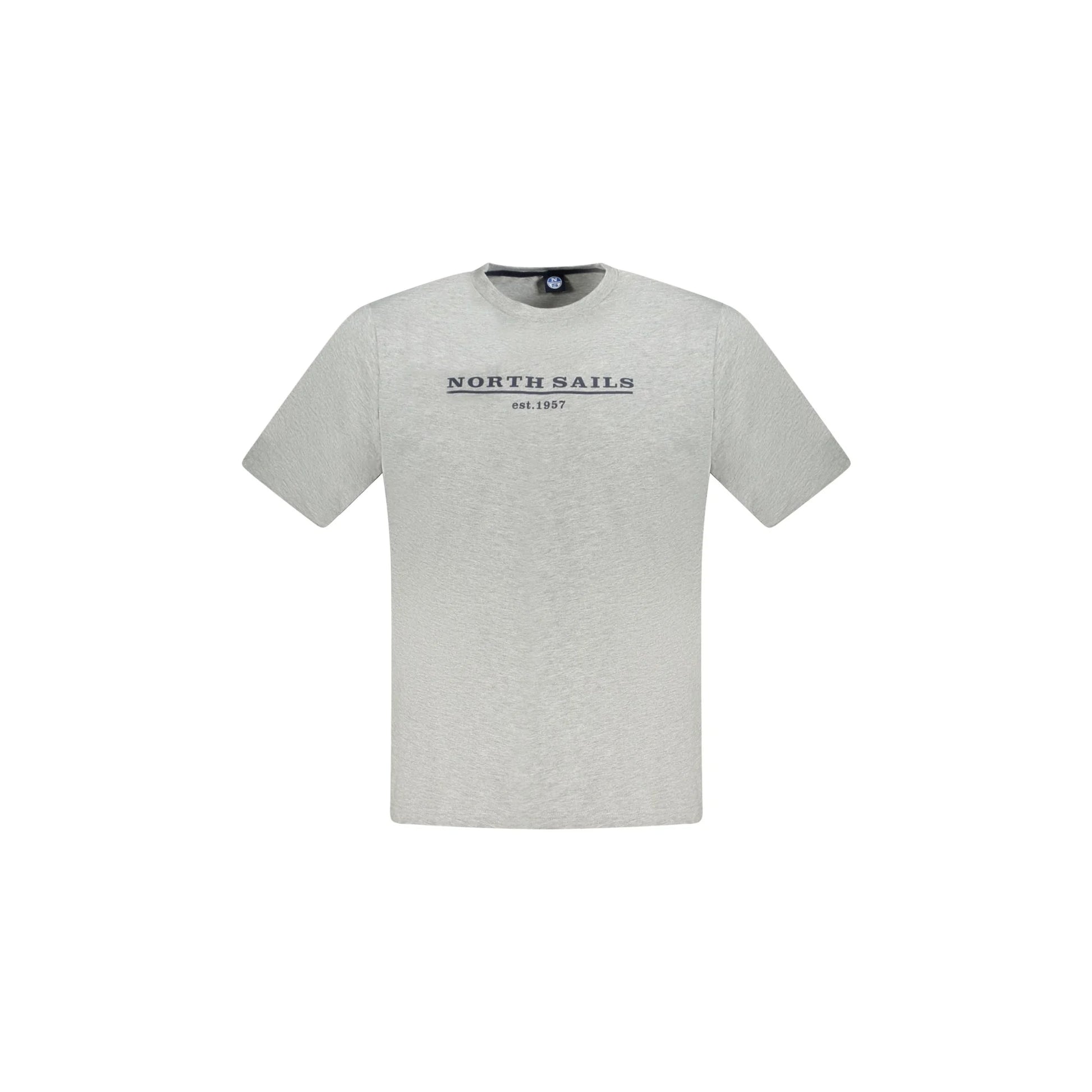 North Sails T-Shirt Maniche Corte Uomo Grigia Stampa Grigio - foto prodotto