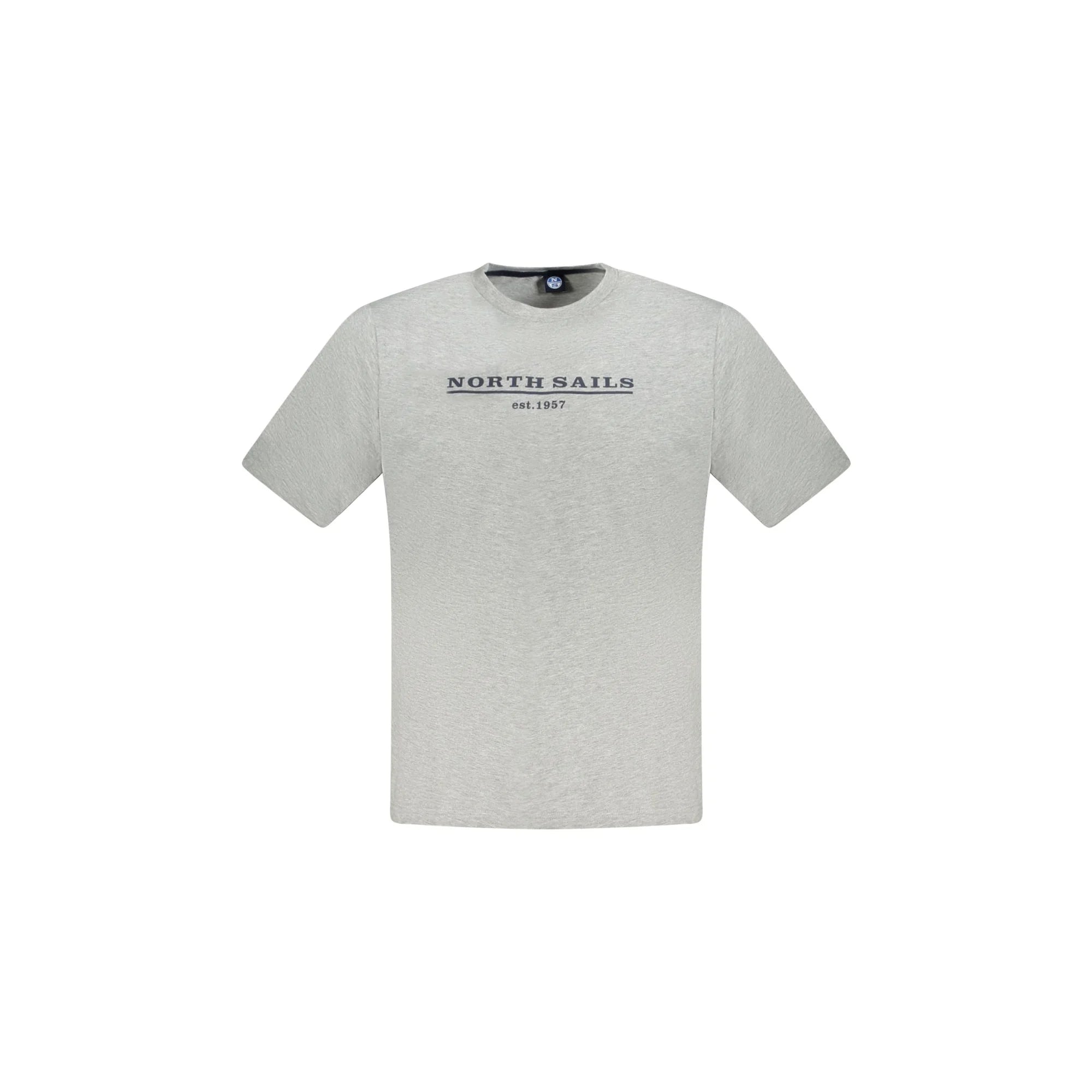 North Sails T-Shirt Maniche Corte Uomo Grigia Stampa Grigio - foto prodotto