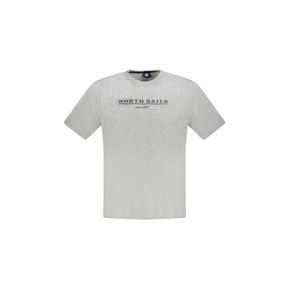 North Sails T-Shirt Maniche Corte Uomo Grigia Stampa Grigio - foto prodotto