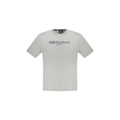 North Sails T-Shirt Maniche Corte Uomo Grigia Stampa