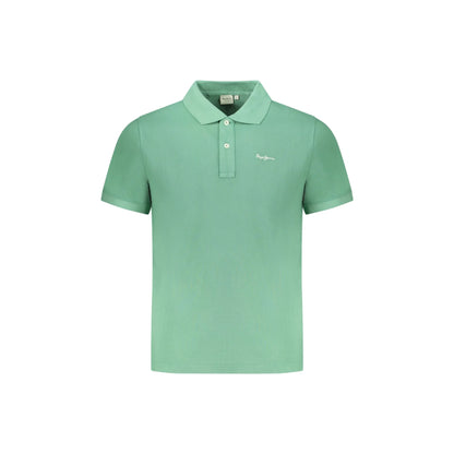 PEPE JEANS POLO MANICHE CORTE UOMO VERDE