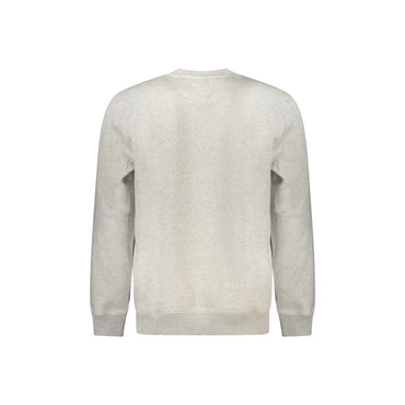 Tommy Hilfiger Felpa Uomo Grigia Girocollo Felpata Logo Felpe grigio - vista 2